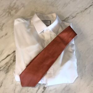 BROOKS BROTHERS ORANGE TIE